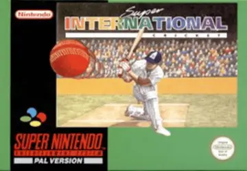Super International Cricket SNES box art