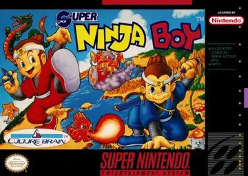 Super Ninja Boy SNES box art