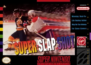 Super Slap Shot SNES box art