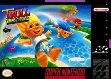 Super Troll Islands SNES box art
