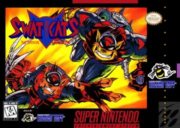 SWAT Kats: The Radical Squadron SNES box art