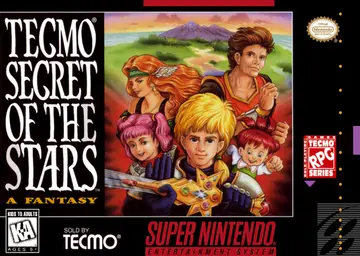 Tecmo Secret of the Stars SNES box art