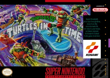 Teenage Mutant Ninja Turtles IV: Turtles in Time box art