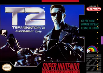Terminator 2: Judgment Day SNES box art