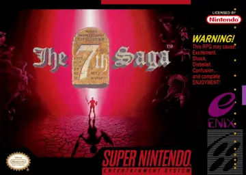 The 7th Saga SNES box art
