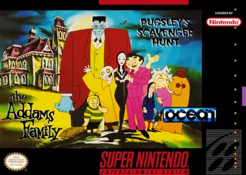 The Addams Family: Pugsley's Scavenger Hunt SNES box art