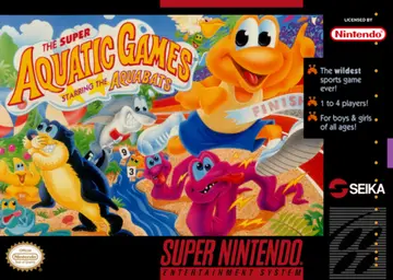 The Aquatic Games Starring James Pond and the Aquabats box art