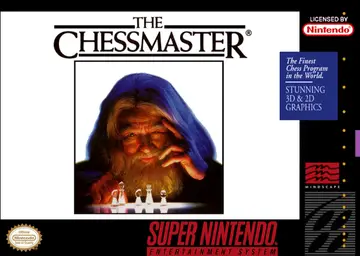 The Chessmaster SNES box art