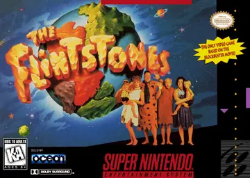 The Flintstones SNES box art