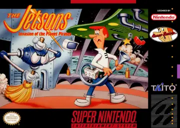 The Jetsons: Invasion of the Planet Pirates SNES box art