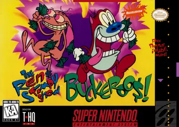 The Ren & Stimpy Show: Buckeroo$! box art