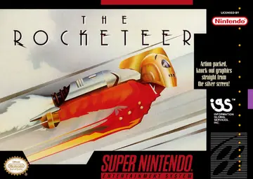 The Rocketeer SNES box art