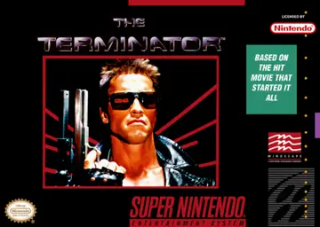 The Terminator SNES box art
