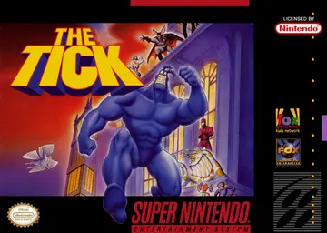 The Tick SNES box art