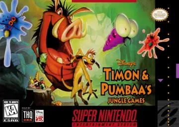 Timon & Pumbaa's Jungle Games box art