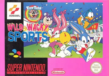 Tiny Toon Adventures: Wild & Wacky Sports SNES box art