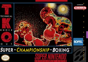 TKO Super Championship Boxing box art