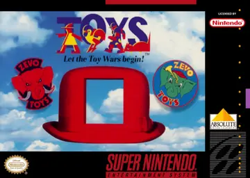 Toys SNES box art
