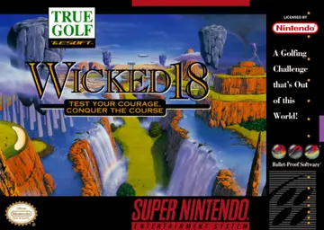 True Golf Classics: Wicked 18 SNES box art