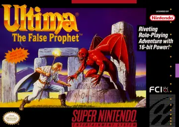 Ultima: The False Prophet SNES box art