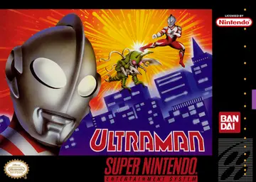 Ultraman SNES box art