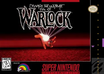 Warlock SNES box art