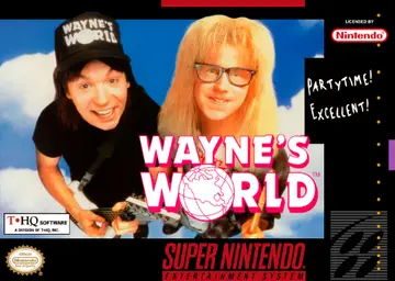 Wayne's World SNES box art