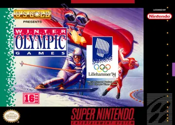 Winter Olympic Games: Lillehammer '94 SNES box art