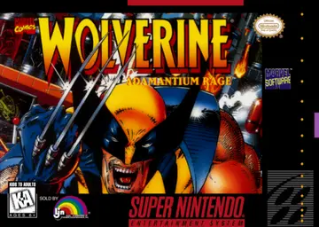 Wolverine: Adamantium Rage SNES box art