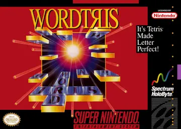 Wordtris SNES box art