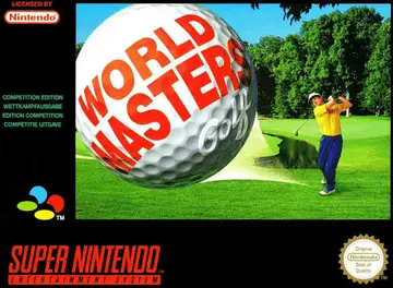 World Masters Golf SNES box art