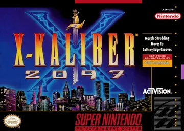 X-Kaliber 2097 SNES box art