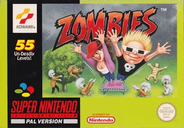 Zombies SNES box art