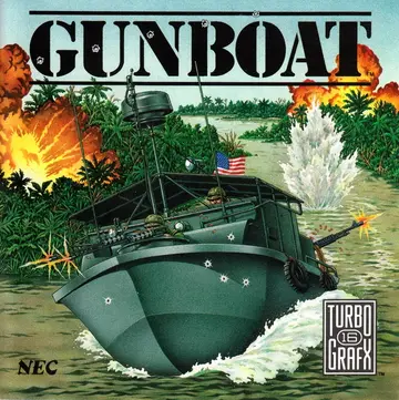 Gunboat TurboGrafx-16 box art