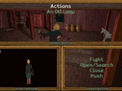 Alone in the Dark gameplay screenshot on 3DO