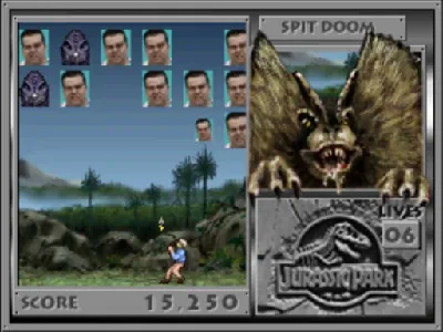 Jurassic Park Interactive gameplay screenshot on 3DO