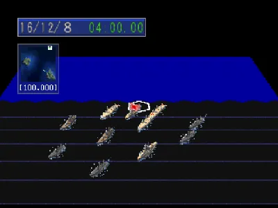 Konpeki no Kantai gameplay screenshot on 3DO