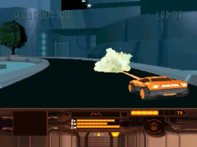 MegaRace gameplay screenshot on 3DO