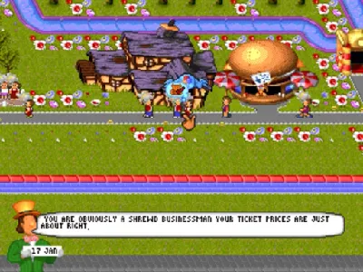 Theme Park gameplay screenshot on 3DO