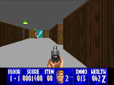 Wolfenstein 3D gameplay screenshot on 3DO