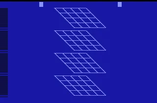 3-D Tic-Tac-Toe gameplay screenshot on 2600