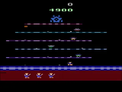 4 Game in One gameplay screenshot on 2600