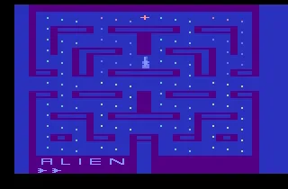Alien gameplay screenshot on 2600