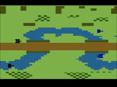 Armor Battle gameplay screenshot on 2600