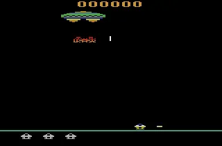 Assault gameplay screenshot on 2600