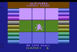 Atari Video Cube gameplay screenshot on 2600