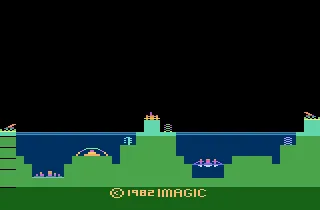 Atlantis II gameplay screenshot on 2600