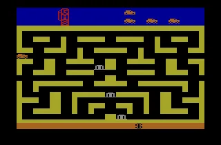 Bank Heist gameplay screenshot on 2600