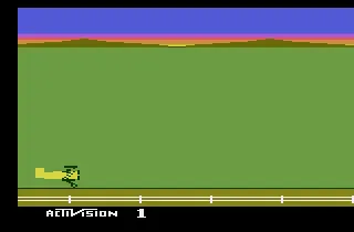 Barnstorming gameplay screenshot on 2600