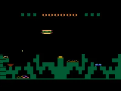 Base Attack gameplay screenshot on 2600